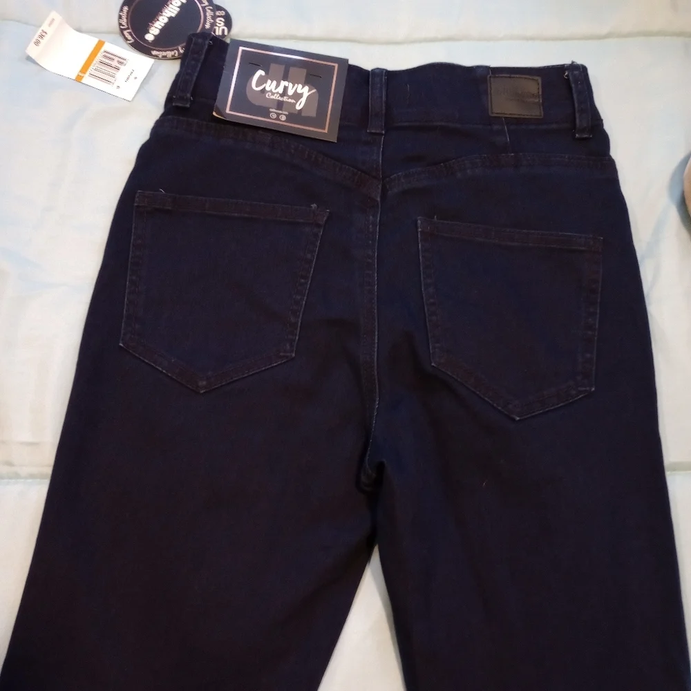 NWT Dollhouse High Rise Skinny Jeans with Button Detail - Picture 7 of 7